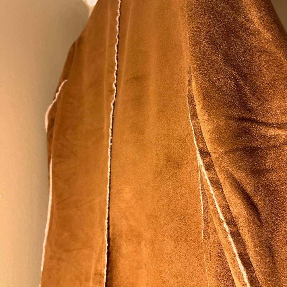 Velvet / Brown Trench Coat - Picture 6 of 6